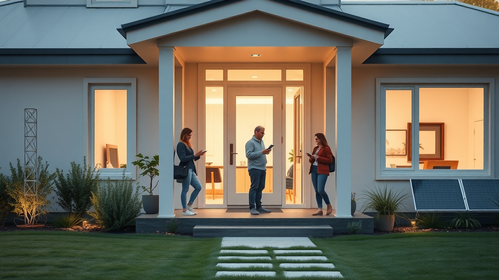 modern home innovations smart home tech design energy-efficient lighting solar panels
